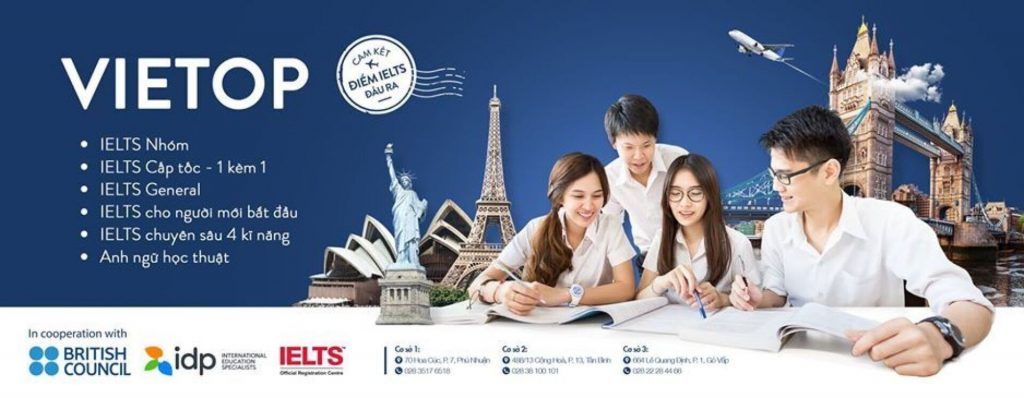  Website IELTS Vietop Thi thử Bằng Tiếng Anh IELTS