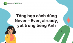 Tổng hợp cách dùng Never - Ever, already, yet trong tiếng anh