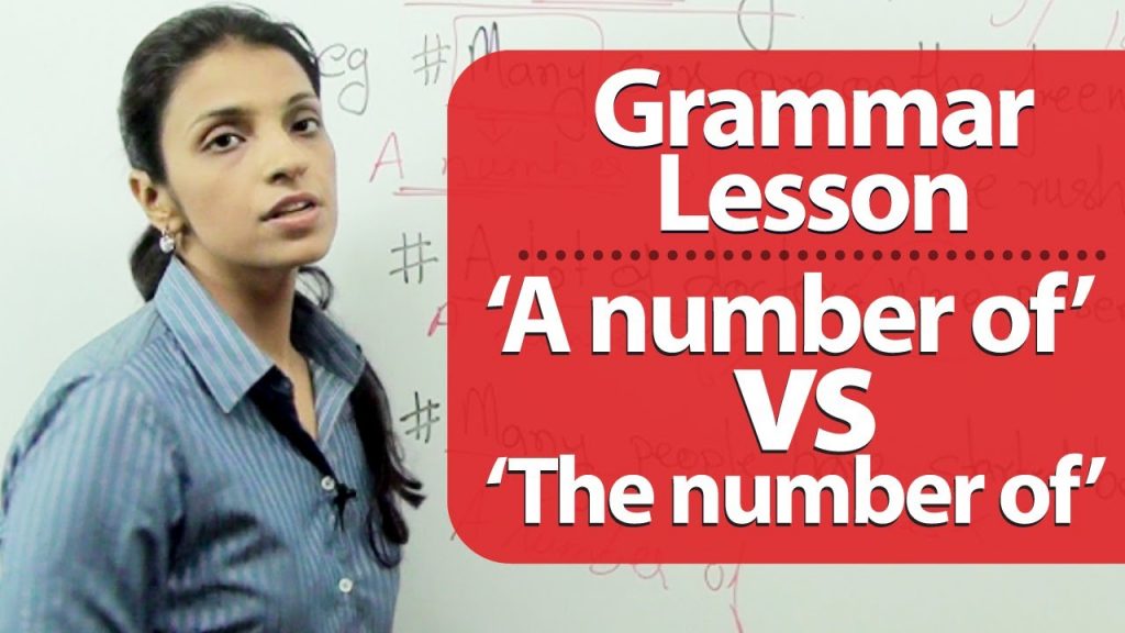 Cấu trúc THE NUMBER OF + N và A NUMBER OF + N với động từ 