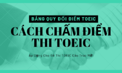 Bảng quy đổi điểm TOEIC IIG 2020, Cách tính điểm Toeic chuẩn