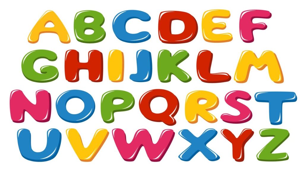 Bảng chữ cái Alphabet tiếng Anh in hoa