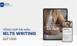 Tổng hợp bài mẫu đề thi IELTS Writing Quý 1/2021