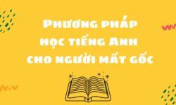 Phương pháp học tiếng Anh cho người mất gốc