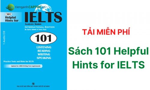 Tải miễn phí sách 101 Helpful Hints for IELTS (bản đẹp)