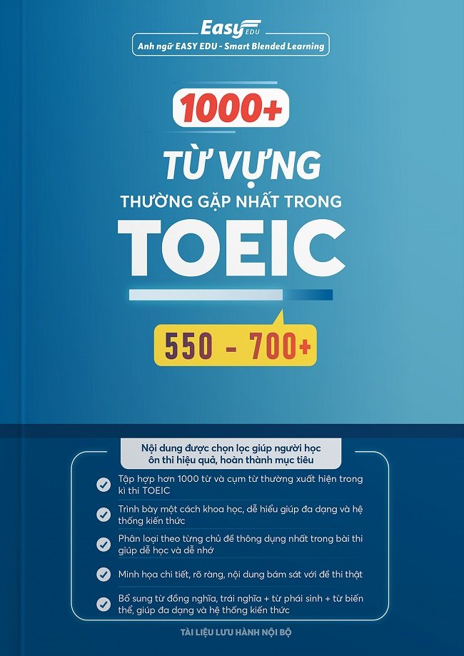 Tổng quan về sách 1000 từ vựng thường gặp nhất trong TOEIC