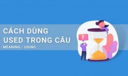 Cách dùng used – 3 điểm khác nhau giữa used to, be used to, get used to bạn nên biết