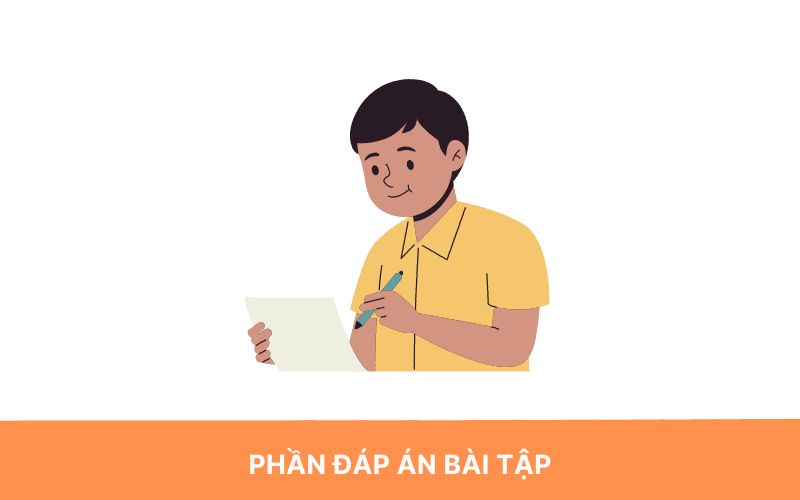 Phần đáp án bài tập wh question