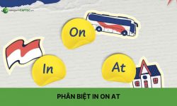 Phân biệt in on at trong tiếng Anh + Bài tập chi tiết